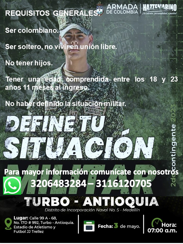 Requisitos incorporacion armada 2023.jpeg